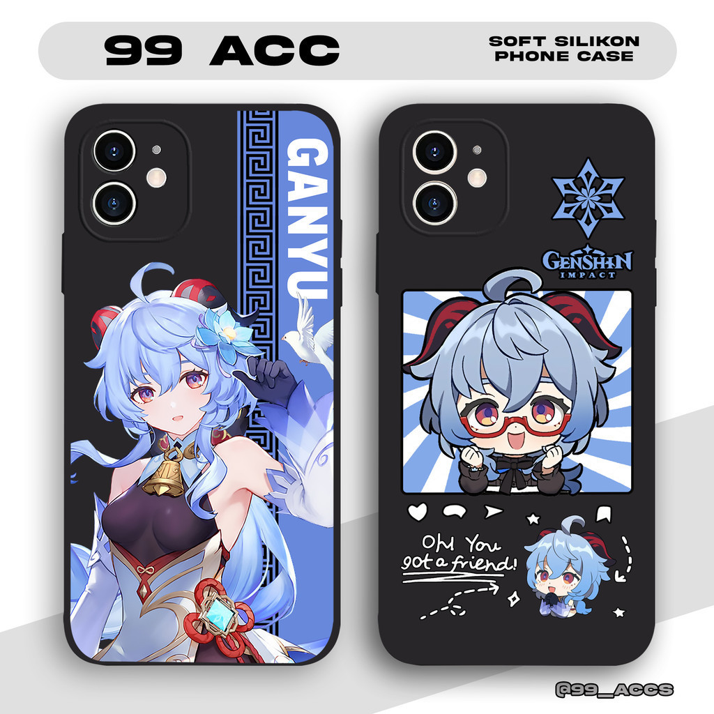 Case POCO M3 M4PRO X3PRO X3NFC X3 F4 C55 Casing Genshin Impact Aesthetic SS307 Softcase HP Bergambar