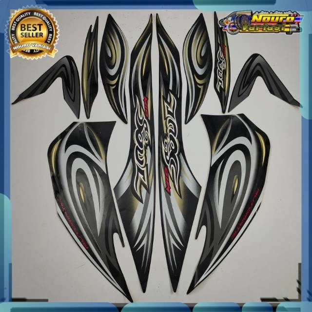 Stiker striping yamaha mio soul 2008 2009 hitam bagus