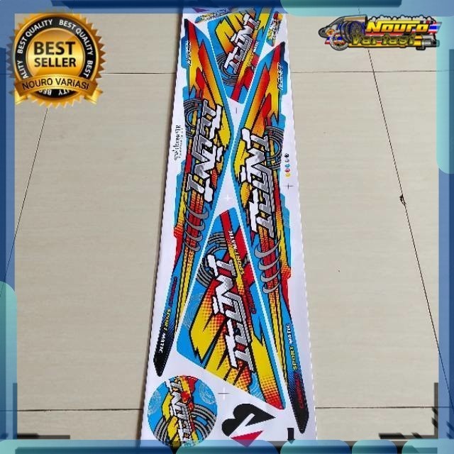 Stiker striping  variasi thailand BEAT ICON BEAT NEW fi 2013 2014 2015 bagus