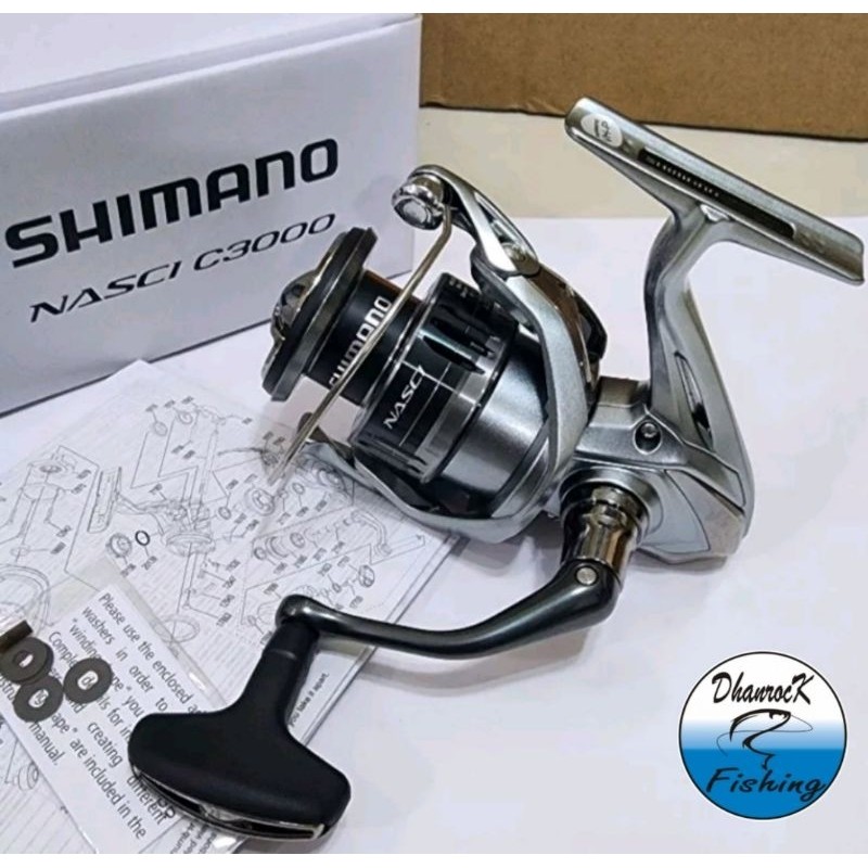 Reel shimano nasci C3000 Original terbaru