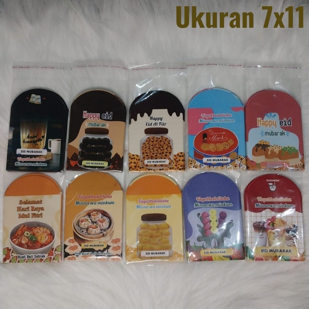 

Amplop Lebaran Idul Fitri (Isi 10) - Ukuran Medium - THR - Murah Meriah - Bowba Petland 2