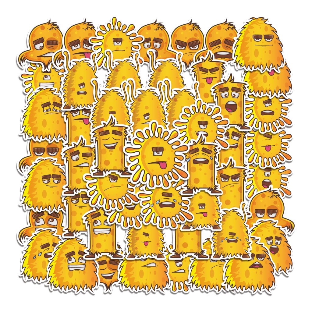 

COD 50 Pcs Stiker Cute Yellow Demon / Iblis Kuning Imut Lucu Anti Air Untuk Dekorasi Notebook Sepeda Skateboard Handphone