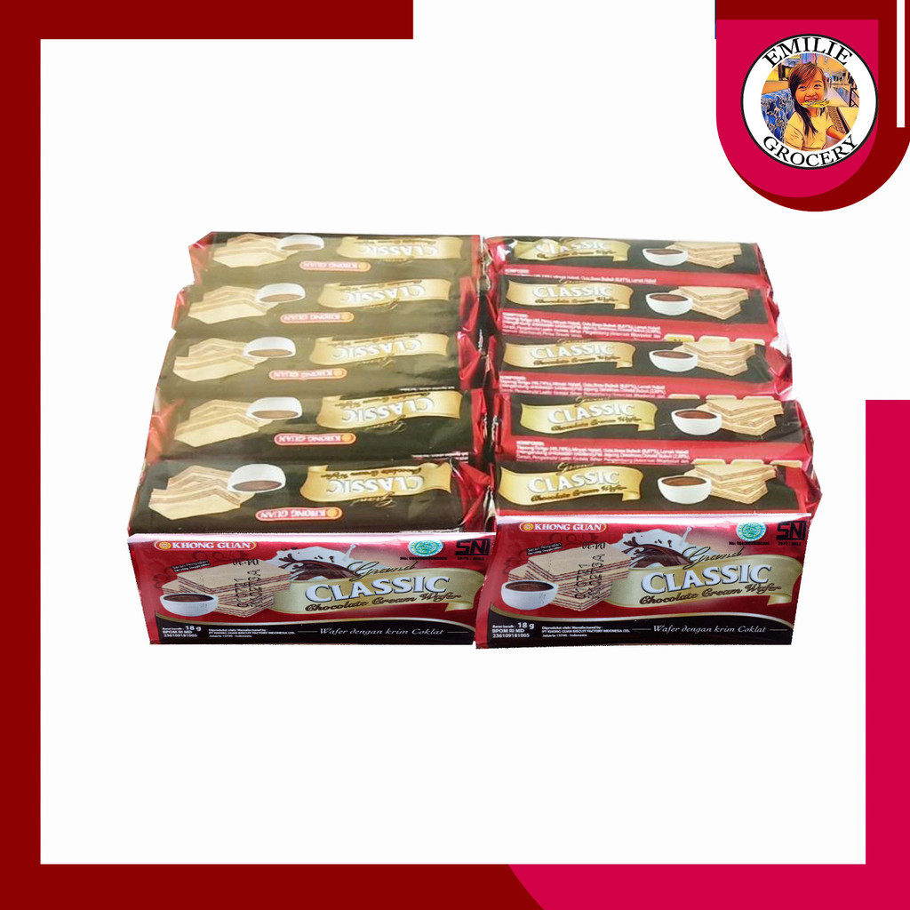

Khongguan Khong Guan Grand Classic Coklat Wafer 18gram 10 Pcs 10Pcs