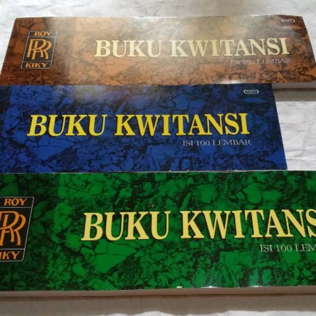 

BUKU KWITANSI KIKY ISI 100 LEMBAR