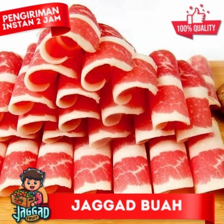 

AUST SHORTPLATE DAGING SAPI SLICE TIPIS @1000gr - JAGGA FRUIT