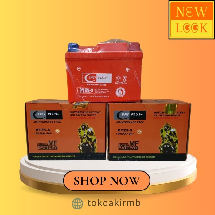 ORIGINAL AKI MOTOR KERING UNTUK MOTOR BEAT / VARIO / SCOOPY / MIO SOUL DRYPLUS+