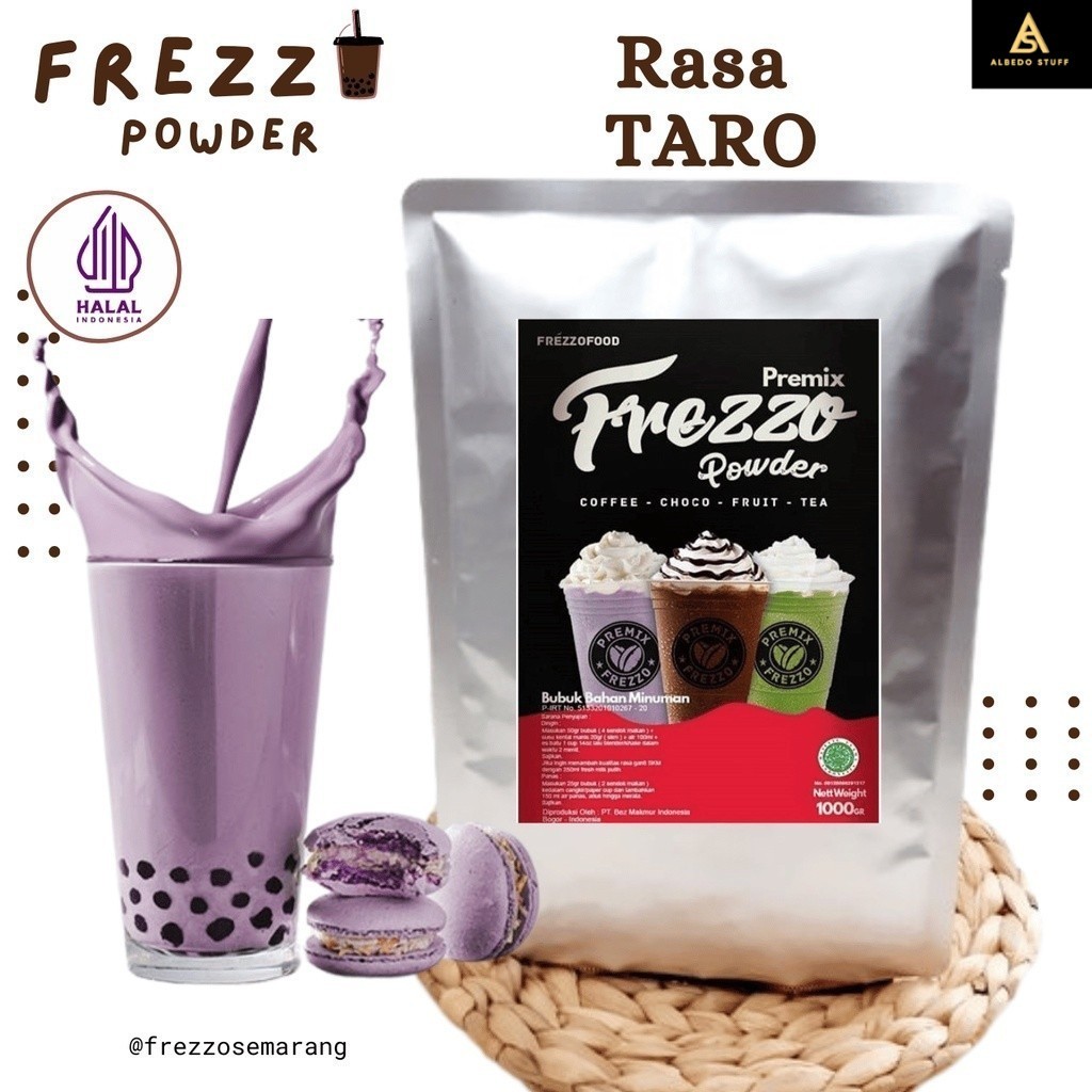 

1 KG FREZZO POWDER RASA TARO | BUBUK MINUMAN RASA TARO | POWDER DRINK | BOBA BROWN SUGAR | TARO TEA