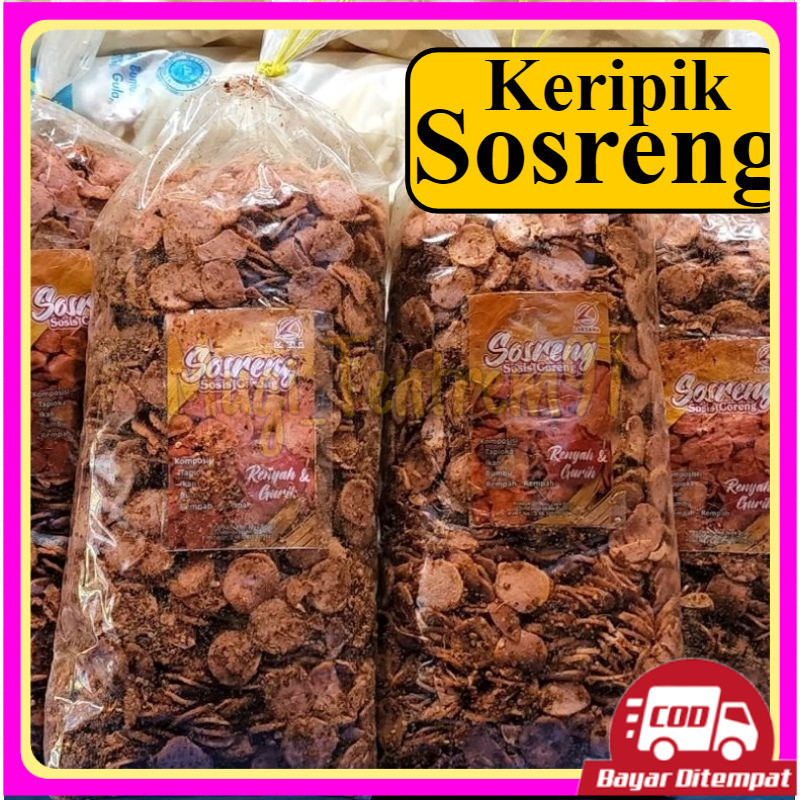 

keripik SOSRENG 1kilogram sosis goreng pedas