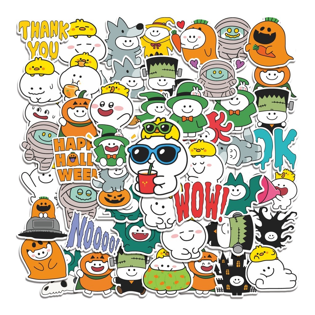 

COD 50 Pcs Stiker Smiley Persona (Persona Senyum) Lucu Anti Air Untuk Dekorasi Notebook Sepeda Skateboard Handphone