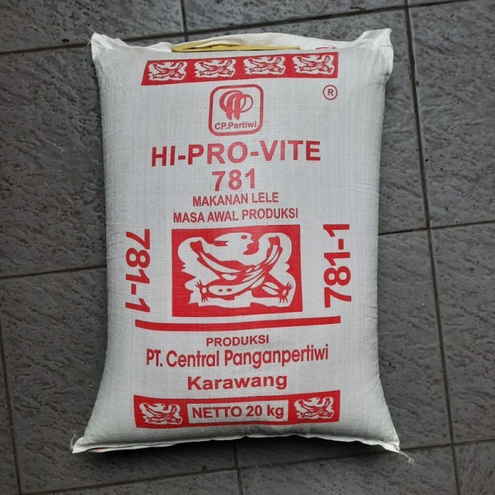 TRY Pakan Ikan Hi Provit 782-4 /782-3 /781-1 /781-2 /781 Pelet Lele Nila Gurame 30kg - 782-4