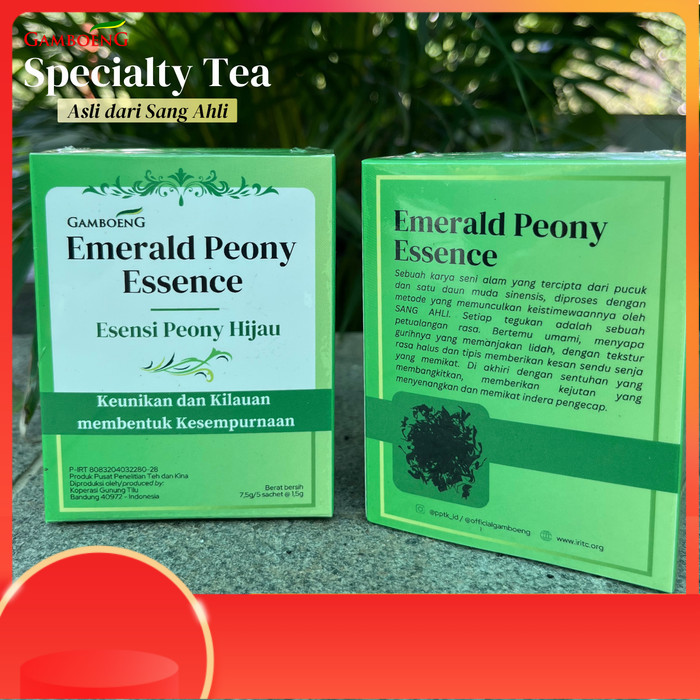

Gamboeng Specialty Tea: Emerald Peony Essence (Teh Hijau/Green Tea)