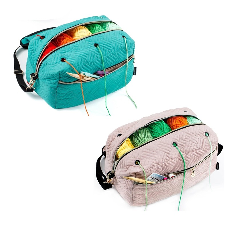 Crochet Bag Organizer Knitting Bag Yarn Storage Organizer - Yarn Bag For Crocheting - Yarn Holder Fo