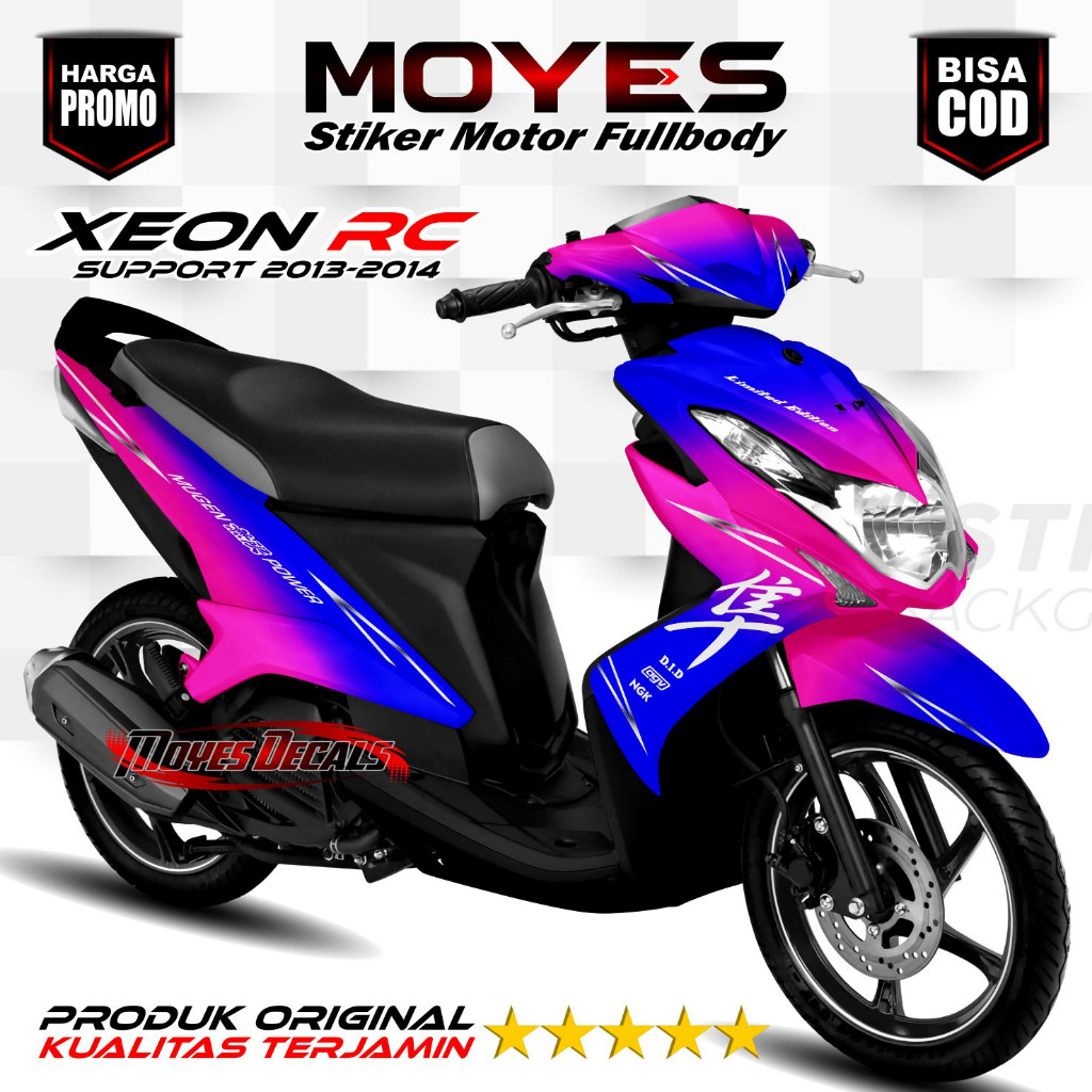 Decal Xeon Rc Karbu Full Body Stiker Xeon Rc Karbu Full Body Striping Xeon Karbu Design Bunglon