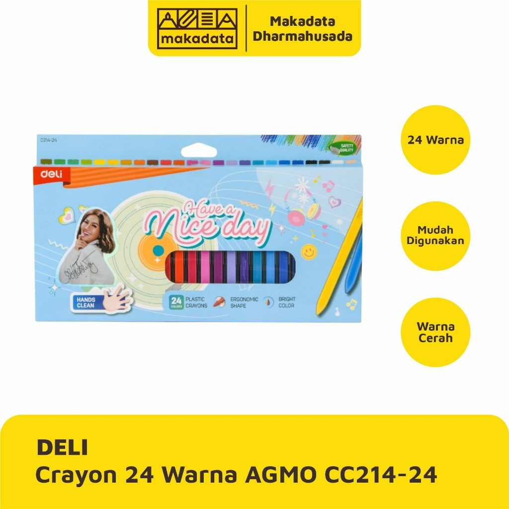 

CRAYON | OIL PASTEL DELI ISI 24 WARNA AGMO CC214-24
