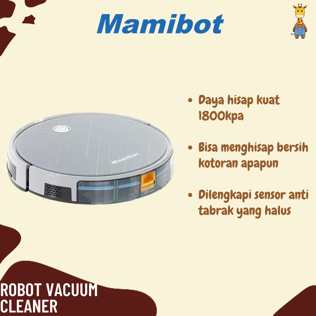 Mamibot Robot Vacuum Cleaner - Penyedot Debu Robot