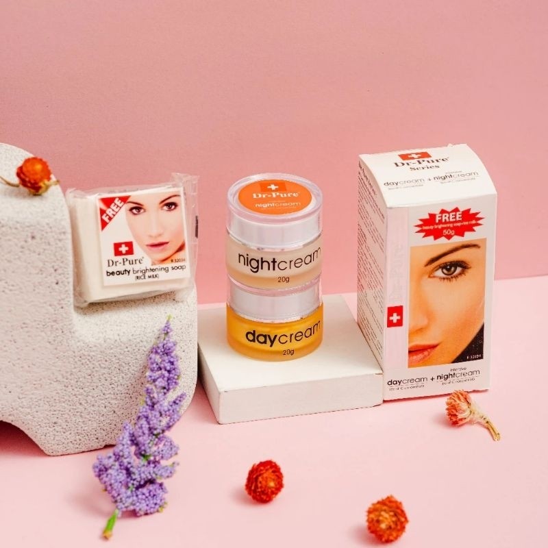 DR PURE SET 3IN1 WHITENING BPOM TERBARU PAKET KRIM DR PURE DRPURE ORIGINAL