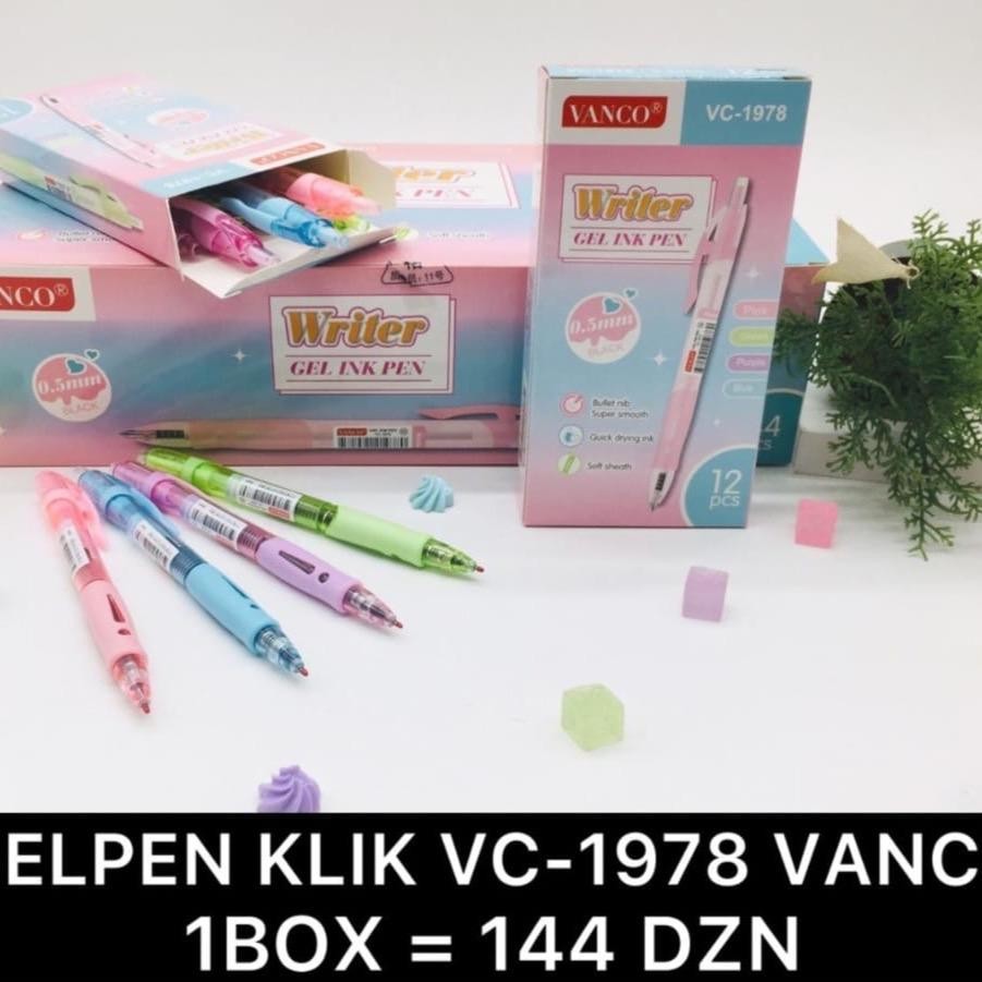 

Bolpen Gel Pen VANCO VC-1978 (12pcs)