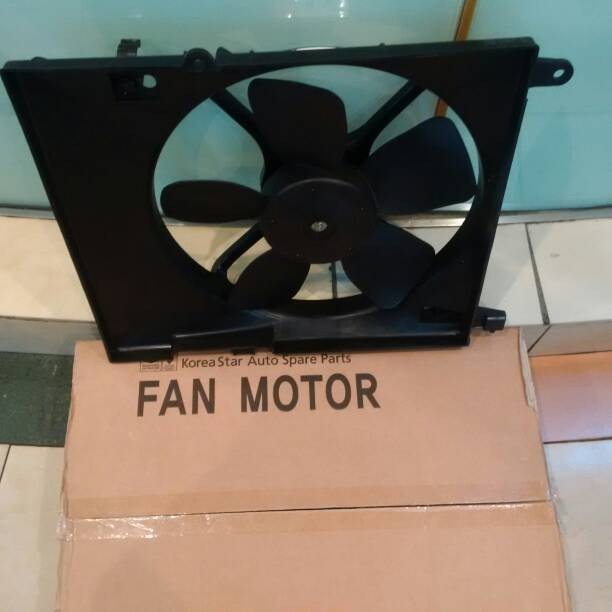 Motor fan radiator assy chevrolet aveo / kalos berkualitas