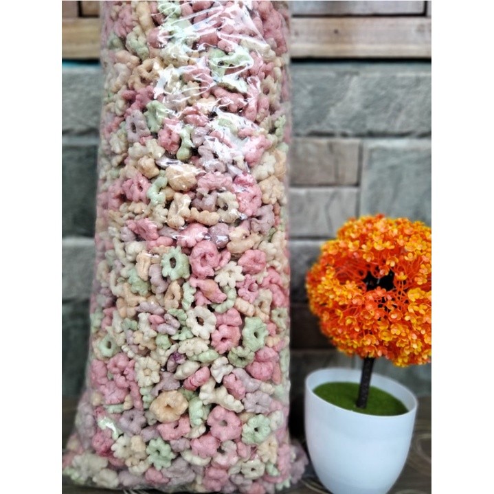 

SNACK UNICON/KUE CINCIN 1 BAL ISI 1KG//KUE CINCIN PELANGI