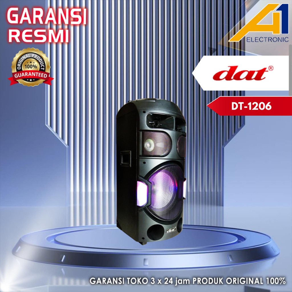 DAT Speaker DAT1206 / DT 1206 Trolley Bluetooth 12 Inch Meeting