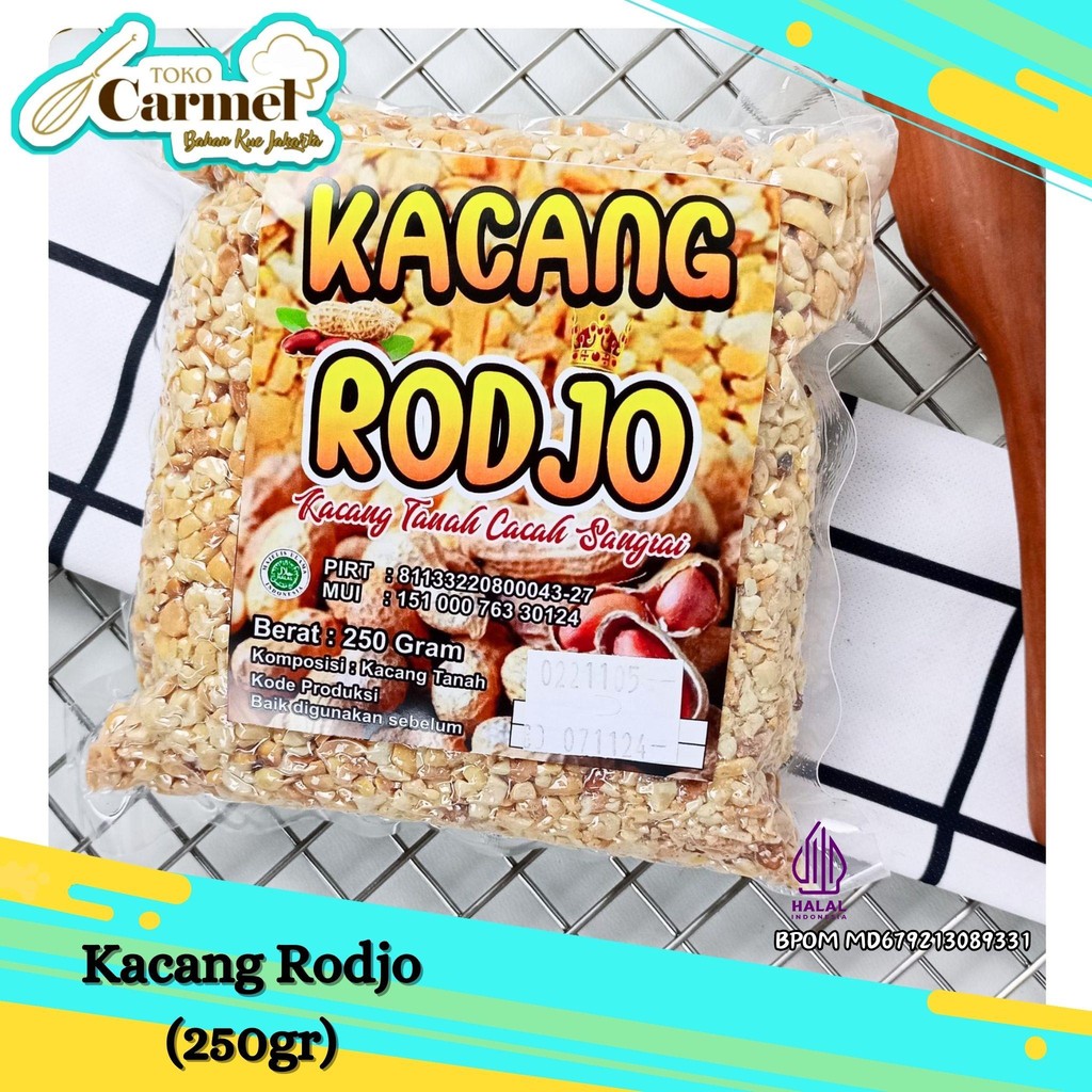 

Kacang Tanah Sangrai Rodjo 250 gr - Cincang Sedang