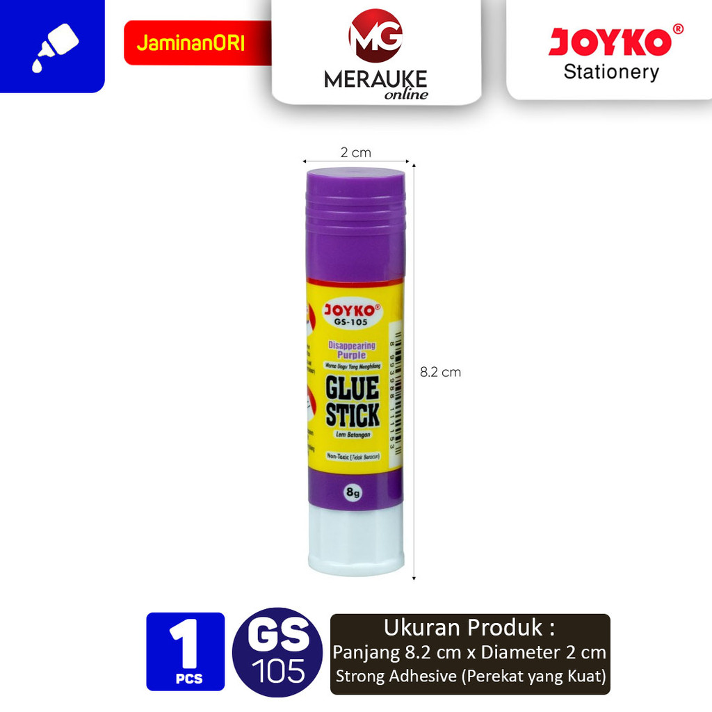 

Glue Stick / Lem Batang Joyko GS-105 / 8gr