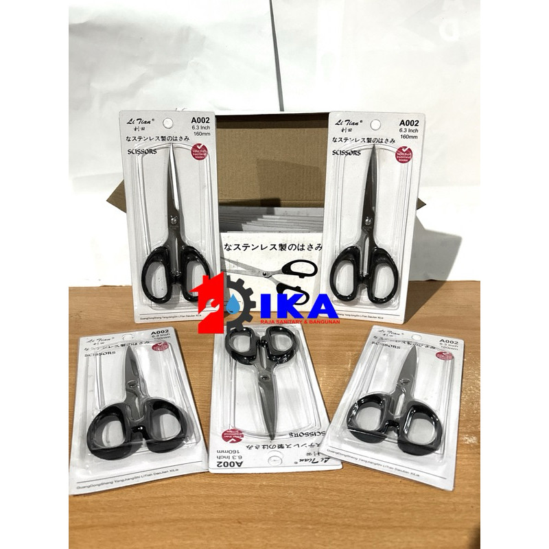 

Grosir 1 Box = 12 Pcs Gunting Scissors Besar / Alat potong cutter tajam serbaguna