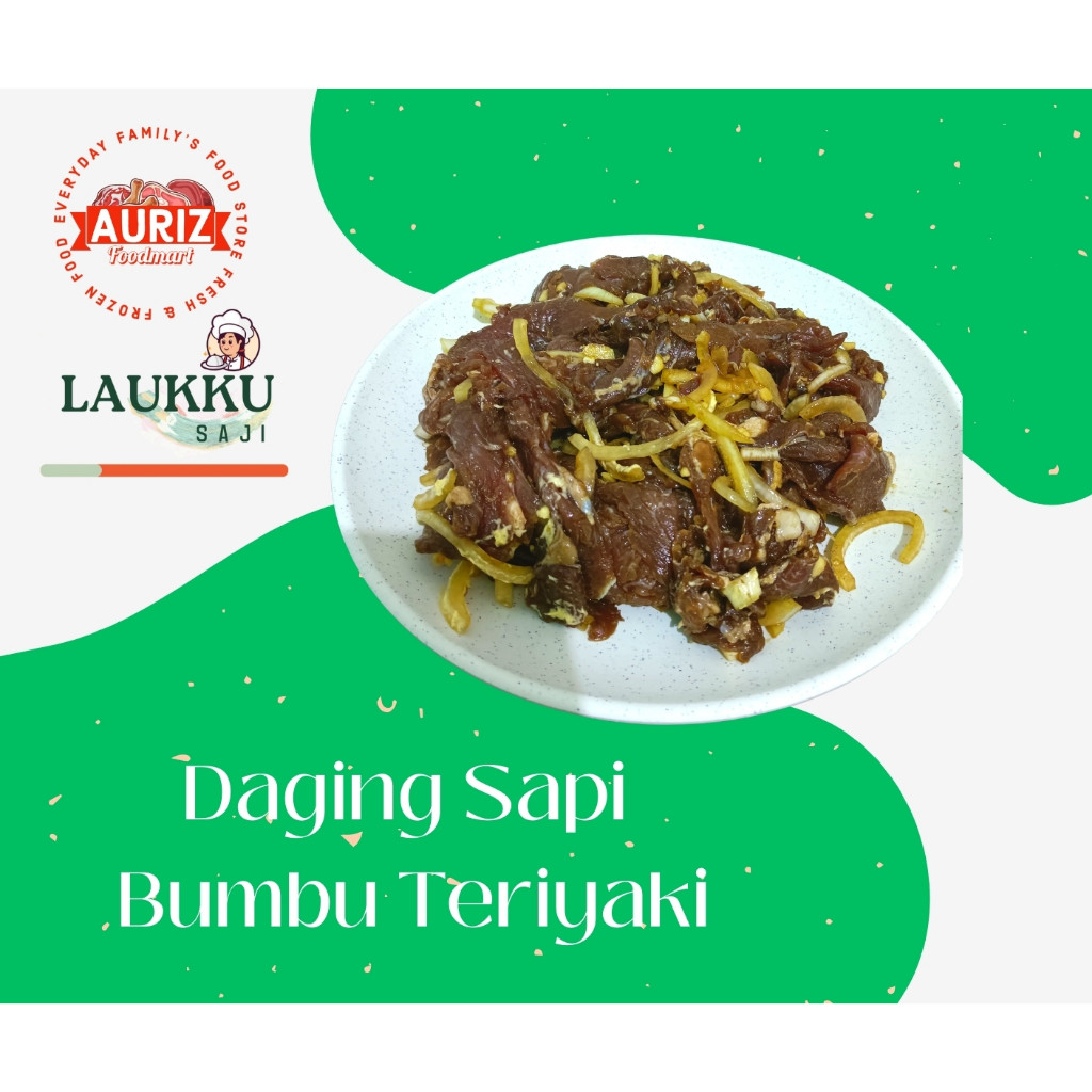 

LAUKKU SAJI : Beef Berbumbu Teriyaki Ready To Cook
