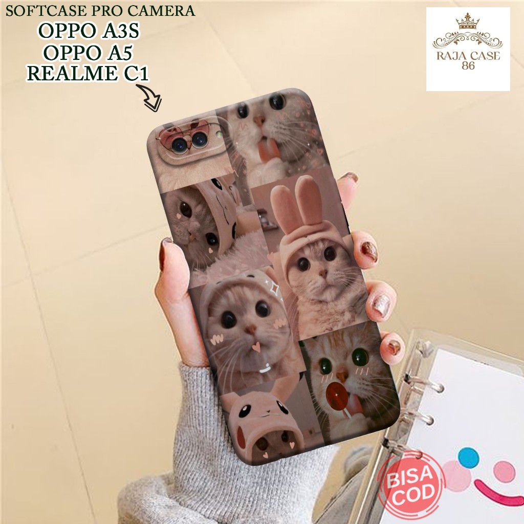 Case Oppo A3s / Oppo A5 - Rajacase - Casing Oppo A3S 4G - Motif case AESTHETIC - Pelindung handphone
