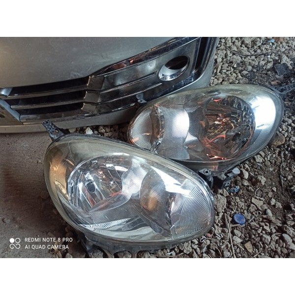Headlamp lampu depan nissan march 2010 2011 2012 2013