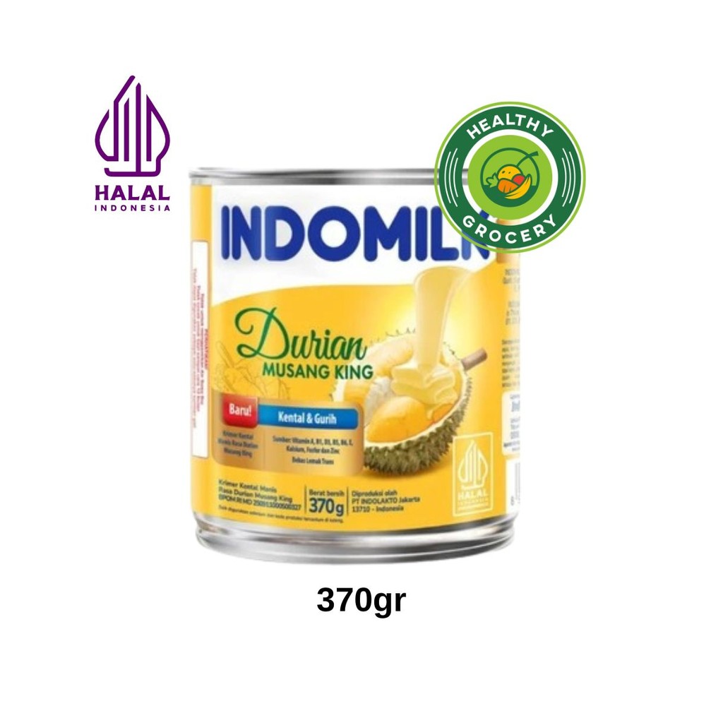 

Indomilk Susu Kental Manis Rasa Durian Musang King 370g Kaleng