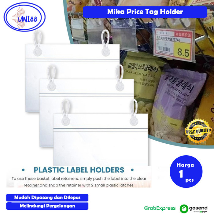

Label Display Jepit Mika Price Tag Gantungan Lebel Harga Model Gantung Rak Toko Minimarket Keranjang Promo Wire Shelf Price Holder Murah Per Pcs Dokument Organizer