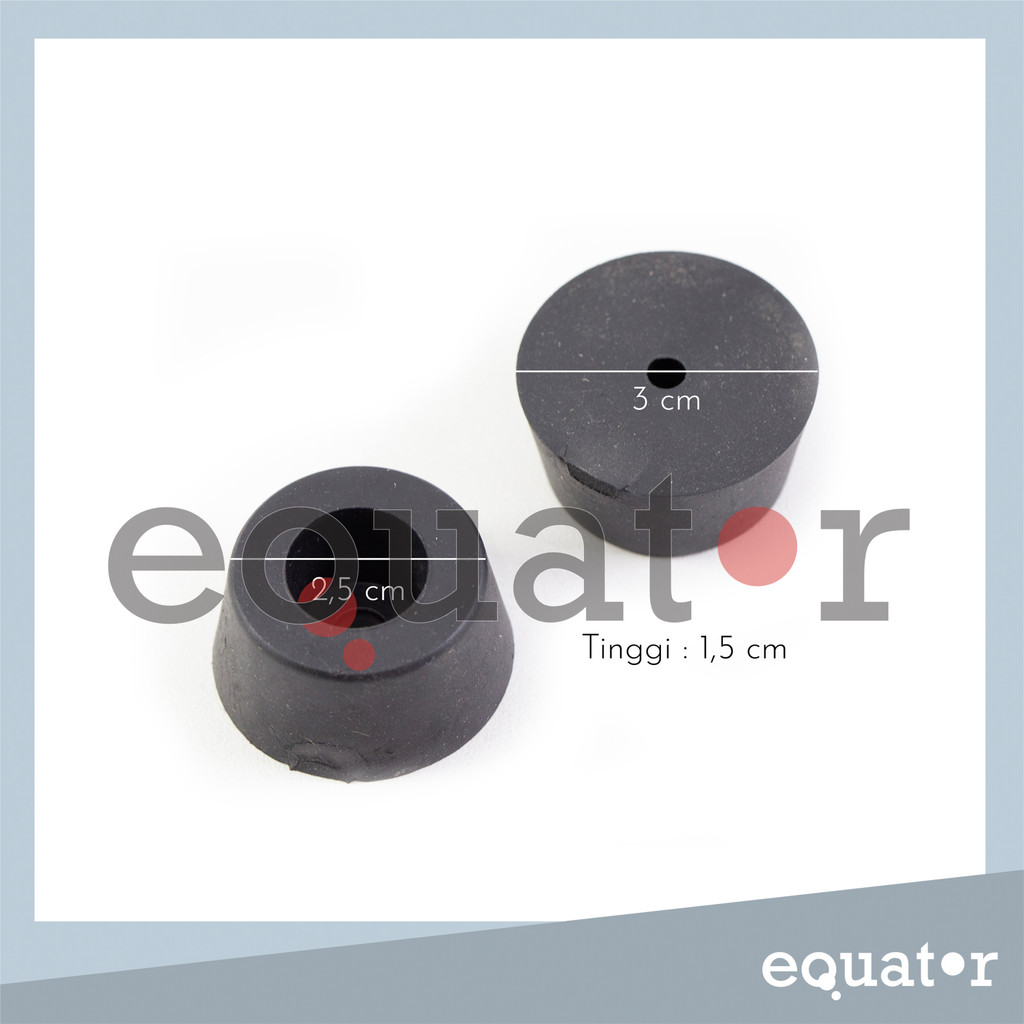 Karet Kaki Ganjal Box Salon Speaker Meja Kursi Alas Bulat diameter 3 cm 30 mm
