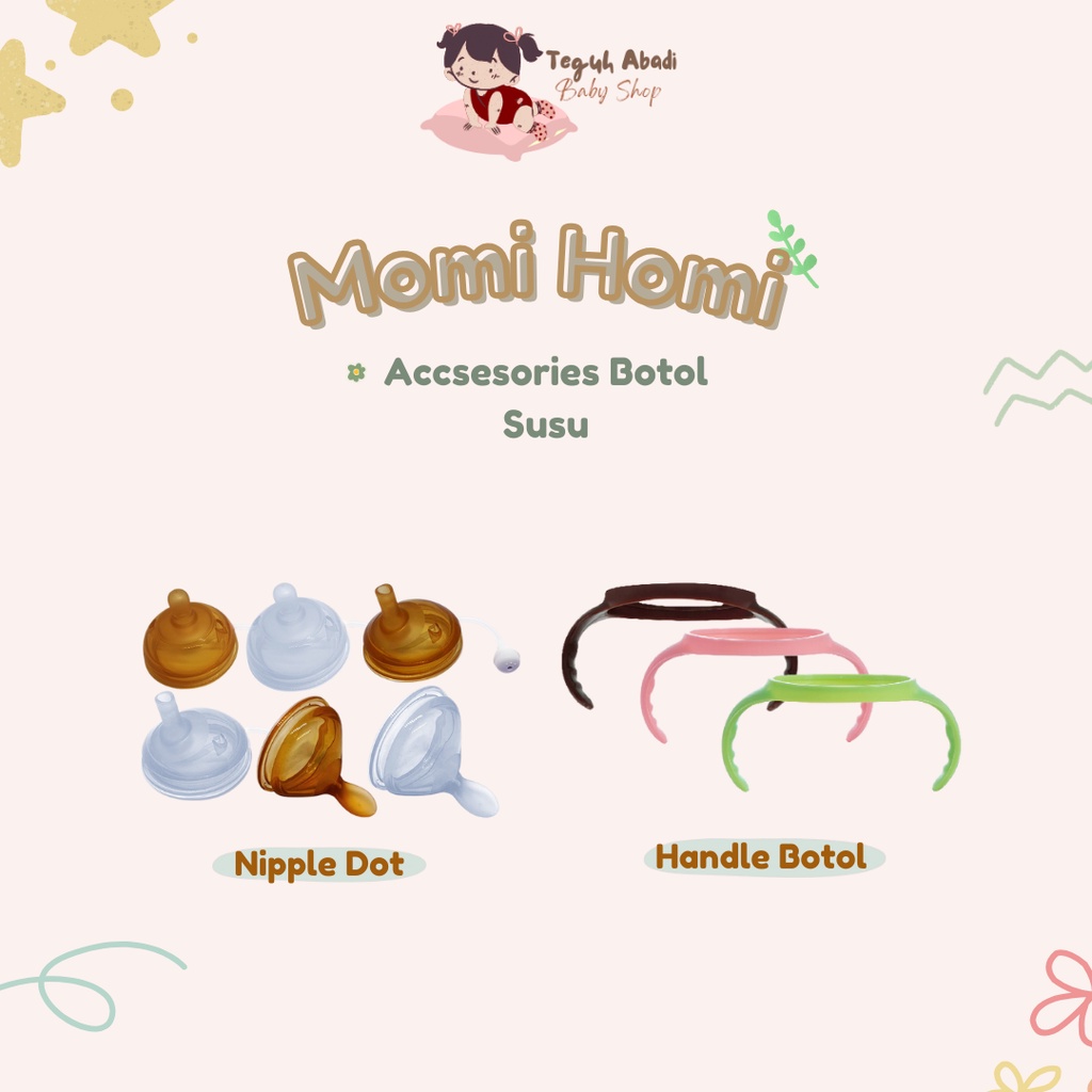 [TA] Momi Homi Aksesoris Botol Dot Susu Bayi Gagang Pegangan Botol