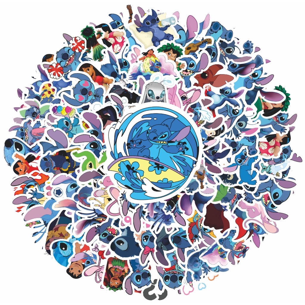 

COD✨ 50 Pcs Stiker Pack Motif Kartun Lilo & Stitch Lucu Aesthetic Vynil Waterproof untuk Freebies Sticker Buku Journal Casing HP Laptop