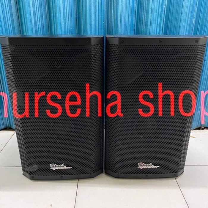 speaker karaoke 15 inch blackspider profesional free stand