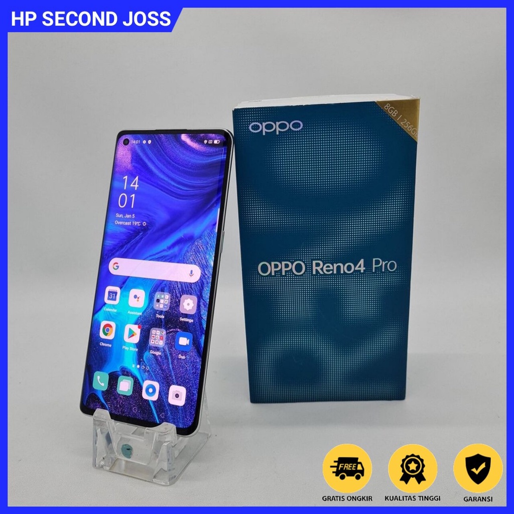 Oppo Reno 4 Pro RAM 8/256 GB (Second Bergaransi)