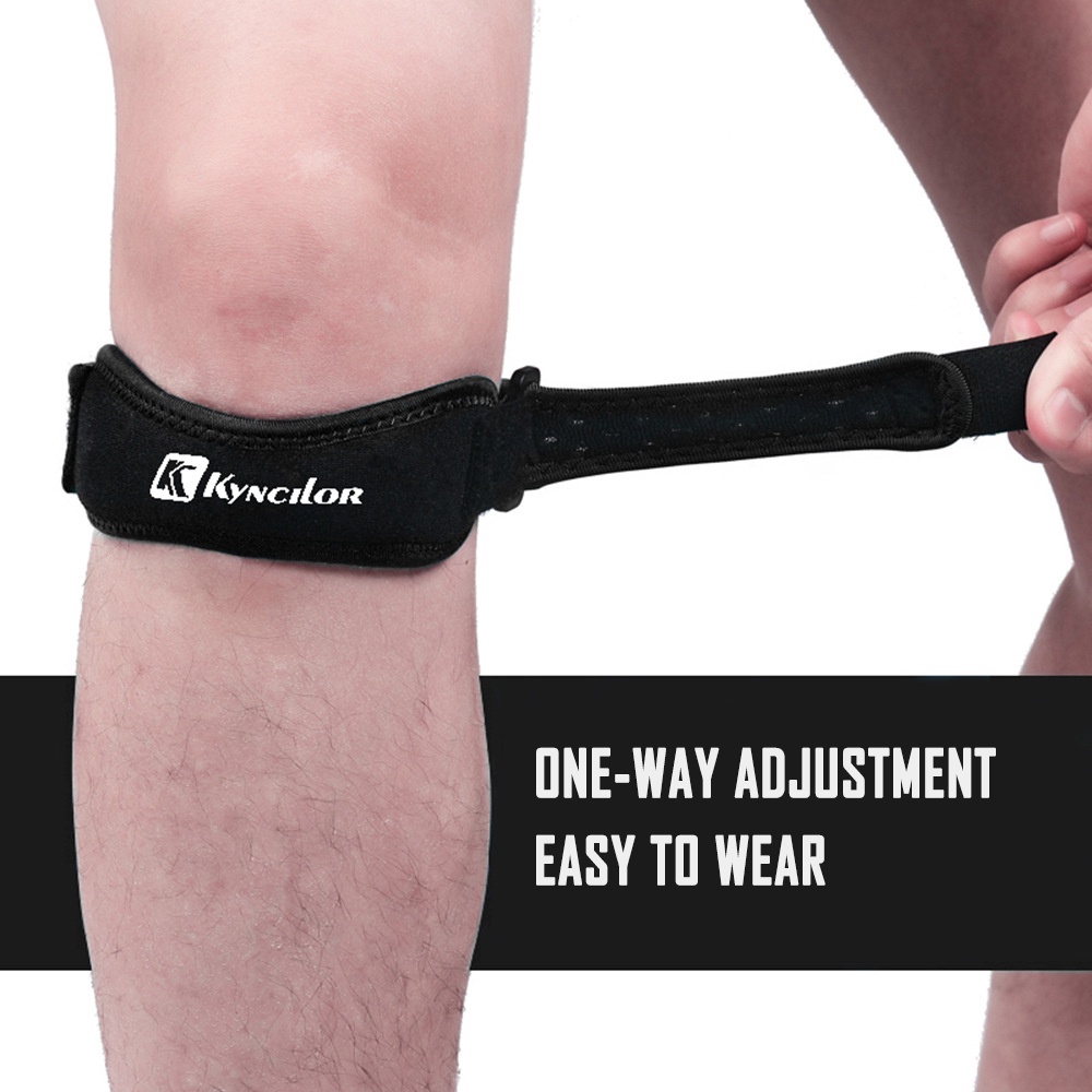 Patella Knee Pad Support Lurus Atau Knee Pad Pelindung Lutut Deker Untuk Sakit Lutut Sepeda