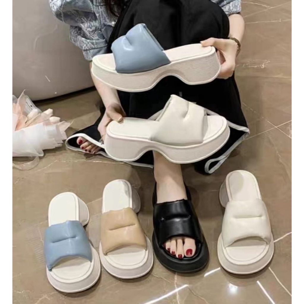 VILEN SANDAL WEDGES SELOP WANITA AP31