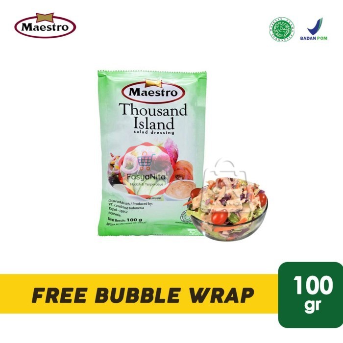 

Maestro Thousand Island ( Pouch 100 gr) - FasyAnita Mart Denpasar