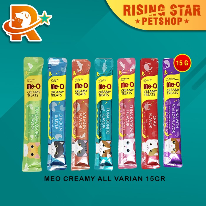 Snack treats Kucing Meo Creamy Mix All varian 15 Gram