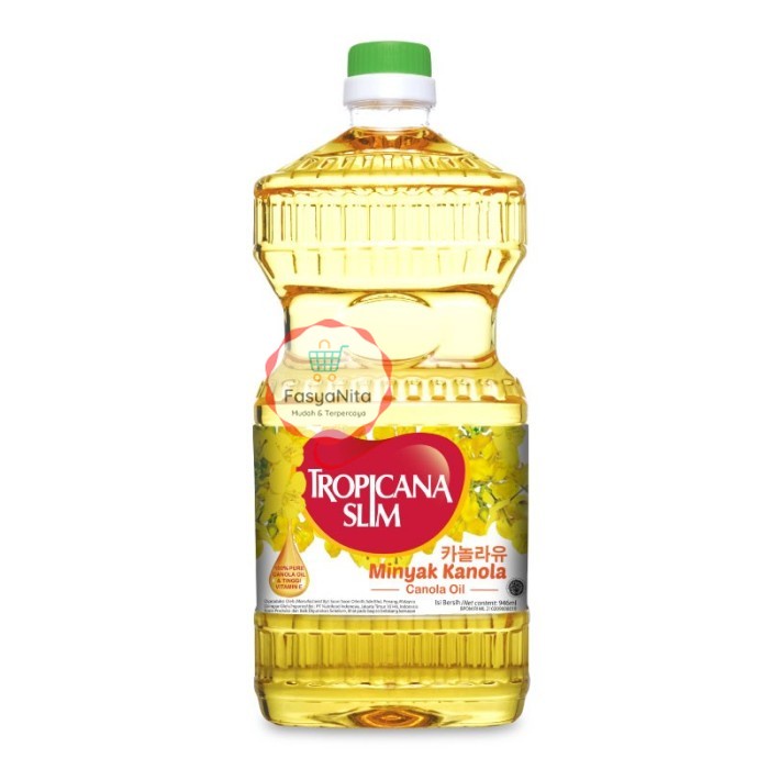 

Minyak Tropicana Slim Kanola / Minyak Jagung/ Oil (Botol 946 ml) - MinyakKanola - FasyAnita Mart Denpasar