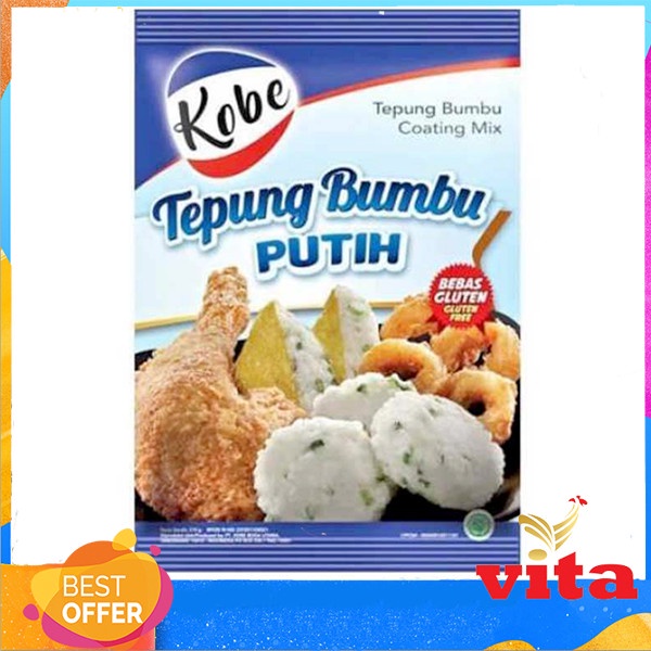 

New Produk Kobe Tepung Bumbu Putih 850gr