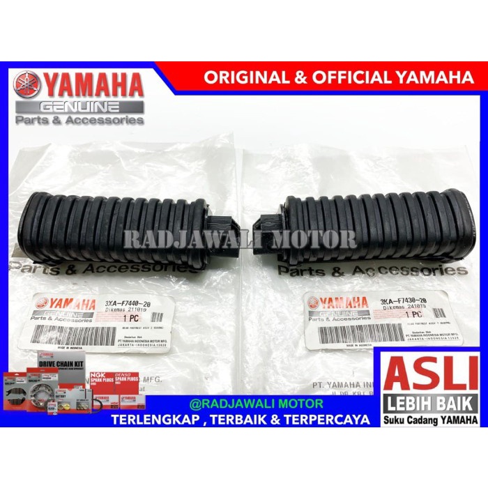 FOOTSTEP BELAKANG SET KANAN KIRI RX KING NEW 2007-2008 ASLI YAMAHA GD27