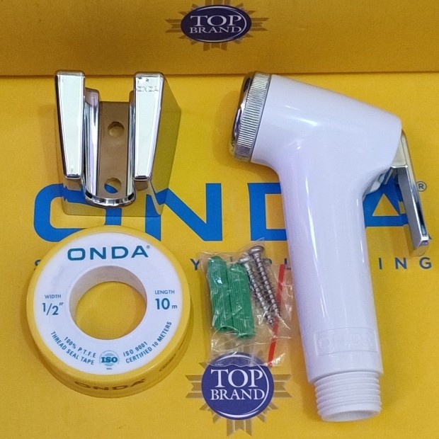 

BELI KEPALA TOILET , BRACKET FREE SEAL TAPE ONDA