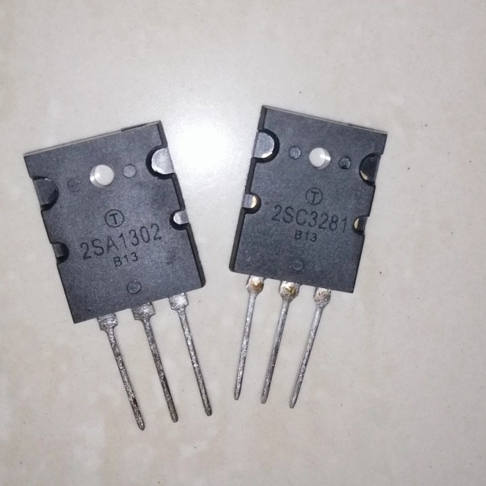 2SA1302 2SC3281 A1302 C3281 Transistor Power Toshiba Pasangan To-3pl