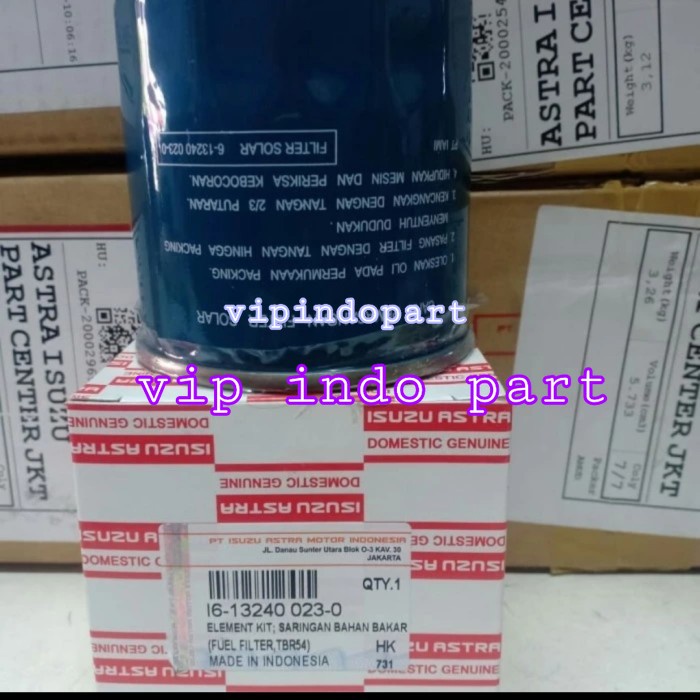 FUEL FILTER SARINGAN SOLAR ISUZU PANTHER ELF ORIGINAL ISUZU