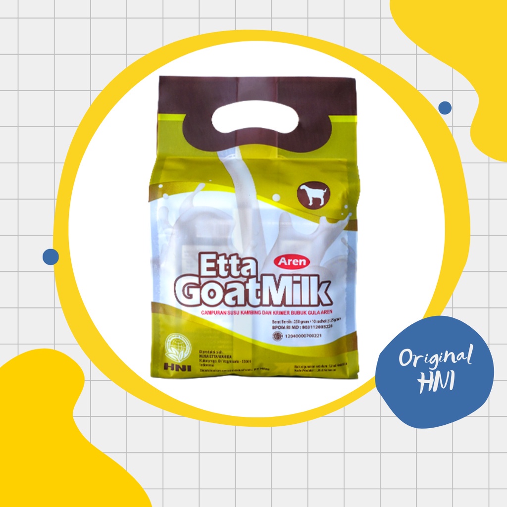 Etta Goat Milk (EGM) Aren Original HNI - Susu Kambing Ettawa Rasa Aren PRO87