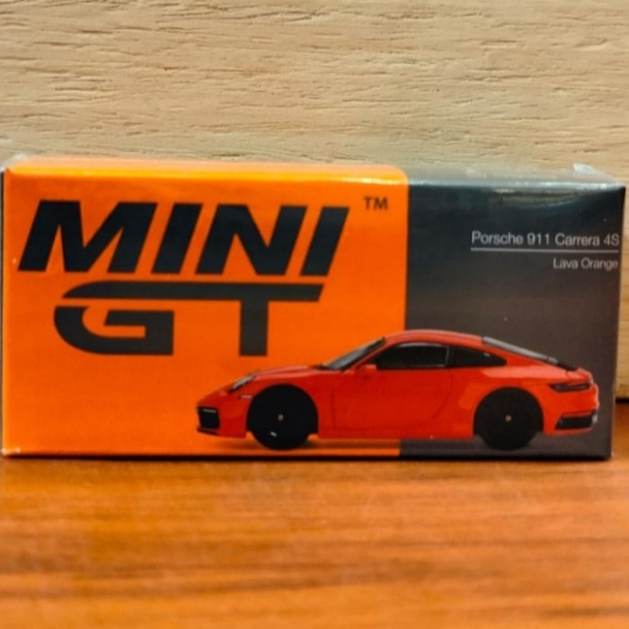 MINIGT 371 PORSCHE 911(992) CARRERA 4S LAVA ORANGE MINI GT LP27