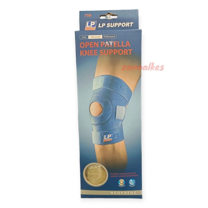 Knee Support Open Patella Dekker Lutut LP Support LP-758